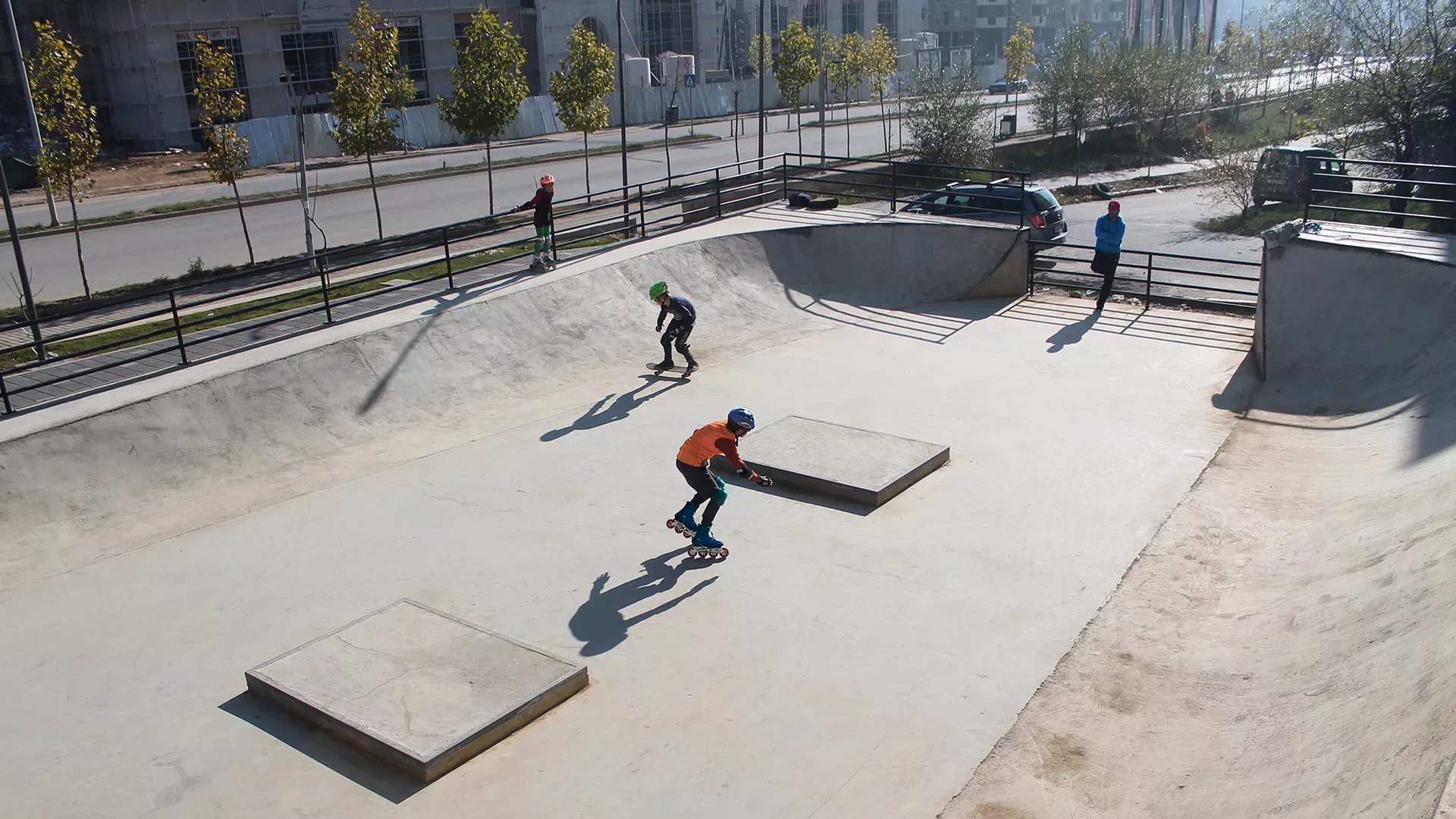 skateboarding park