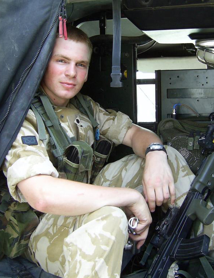 Karl in uniform