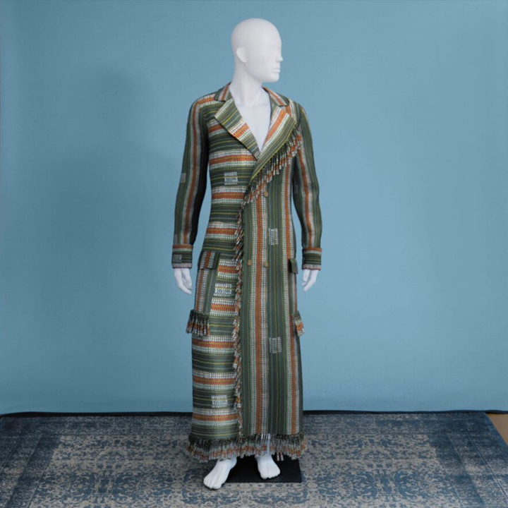 mannequin wearing coat