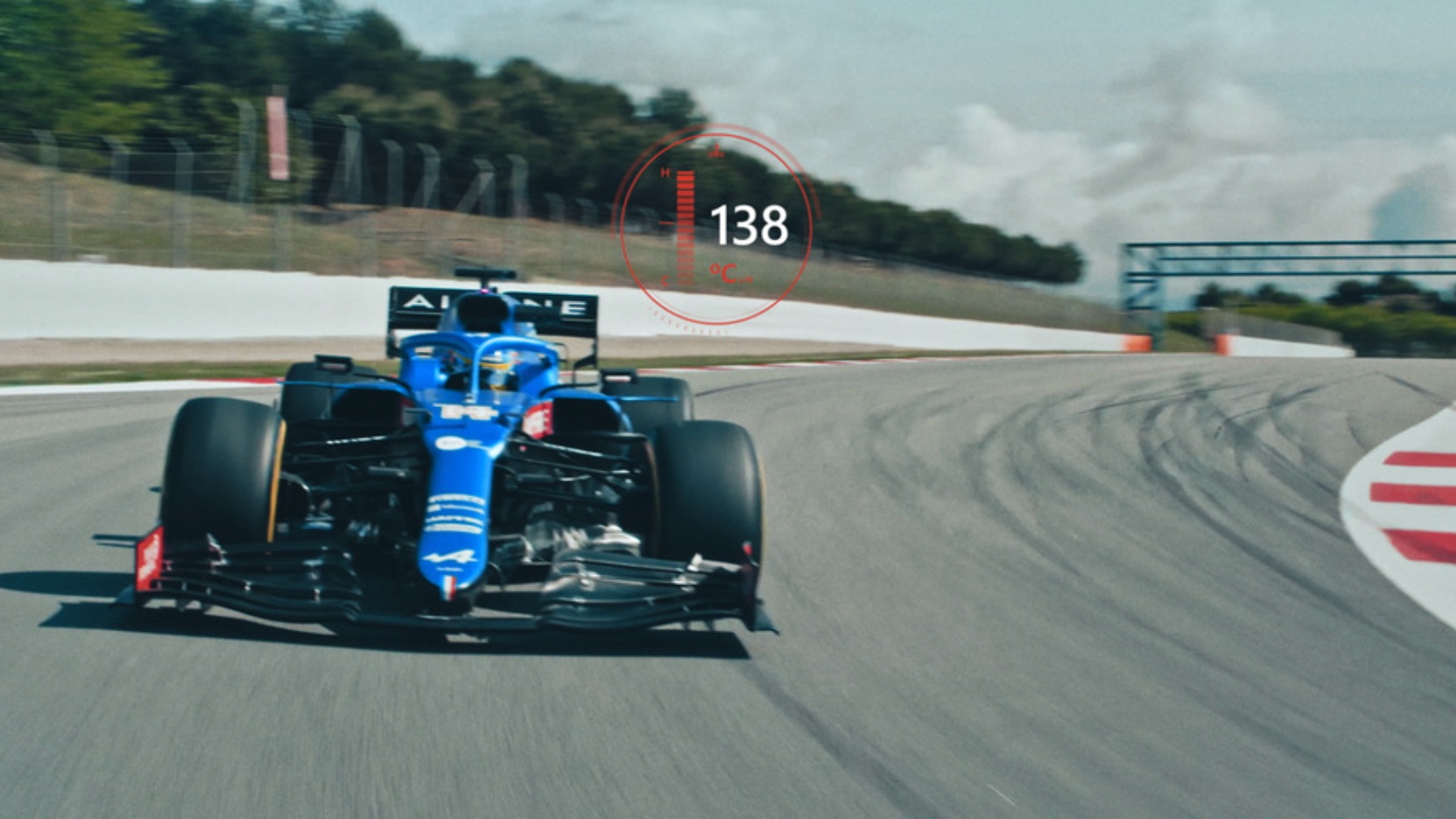 As soon as the Alpine F1 Team car hits the track, billions of data points are tracked and collected. The team is able to use the data to determine whether there is a problem with the car and take further action.​