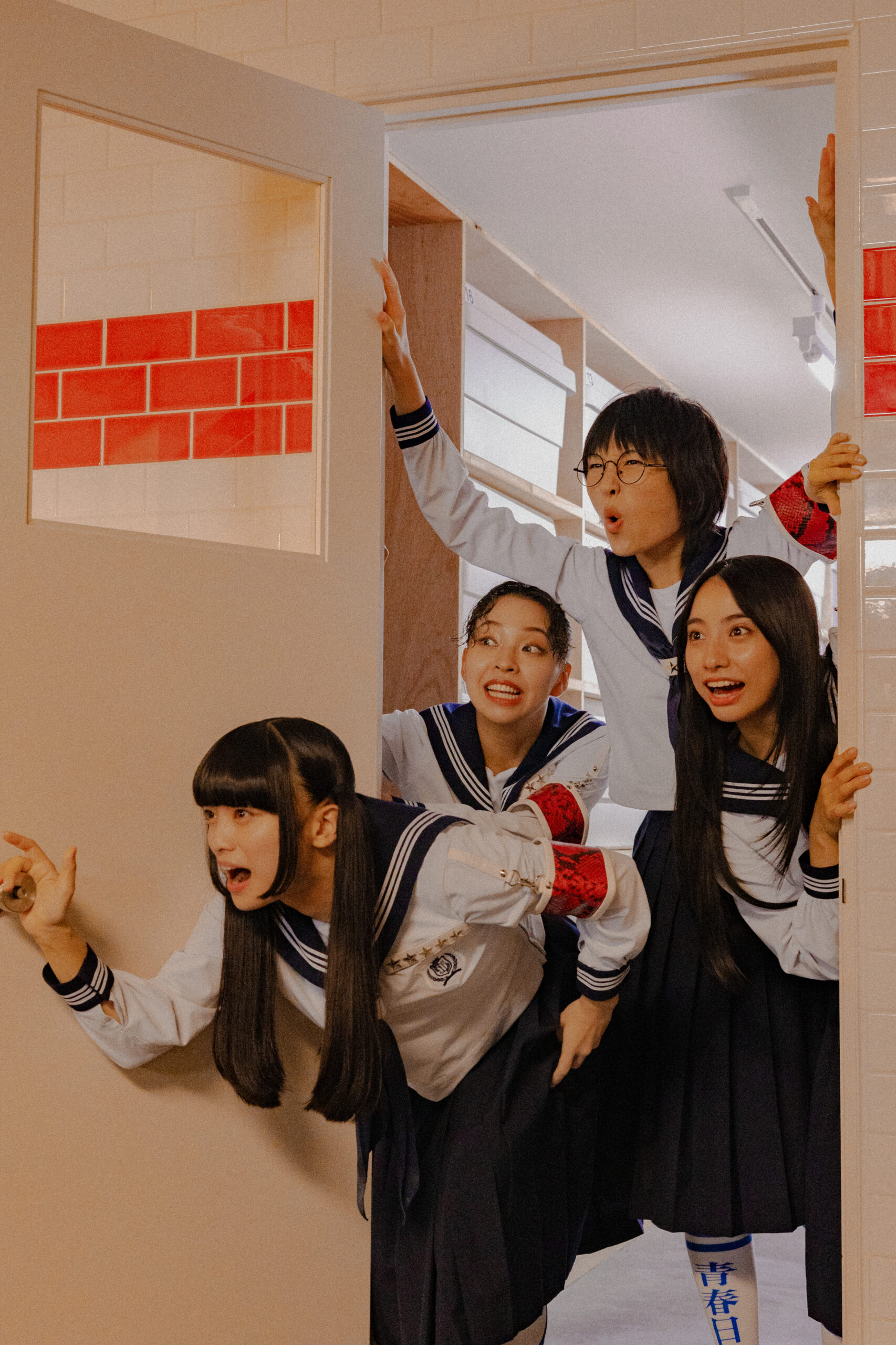A group of girls in uniforms